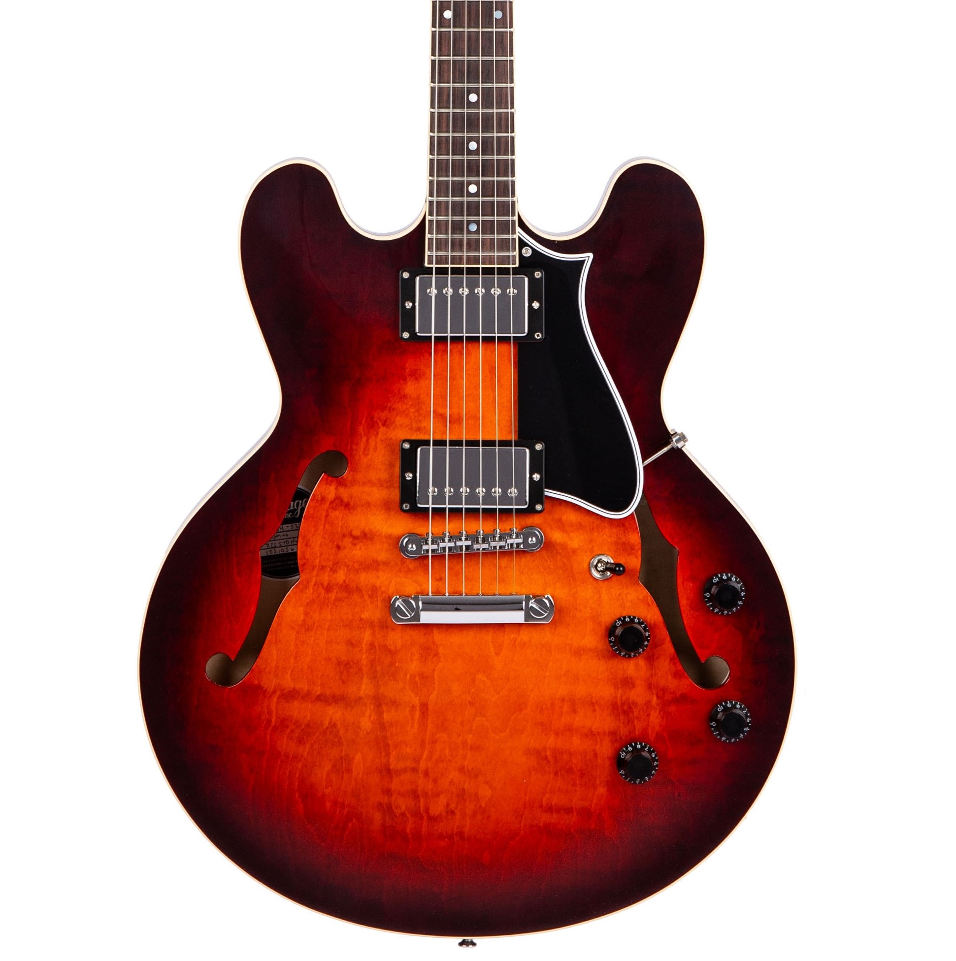 Heritage Standard II Collection H-535 Semi-Hollow Electric Guitar in Chestnut Burst